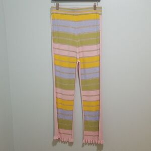 Love Shack Fancy, Kaiden pants, pastel party. Size L. NWT.